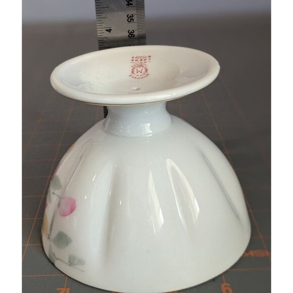 Noritake Azalea Grapefruit Bowl Footed Pedestal 19322 Porcelain - Picture 9 of 11